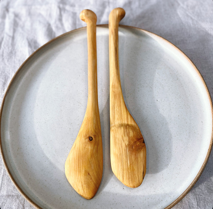 Hand Carved Wooden Spatula