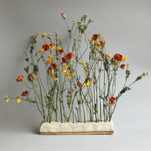Load image into Gallery viewer, Stem Block - medium with dried flowers
