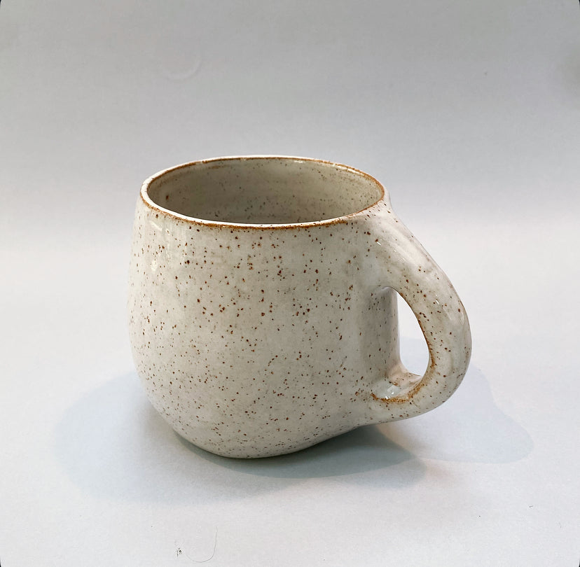 Mug - Glossy Speckled White no. 1