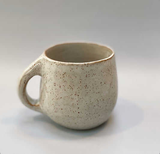 Mug - Glossy Speckled White no. 1